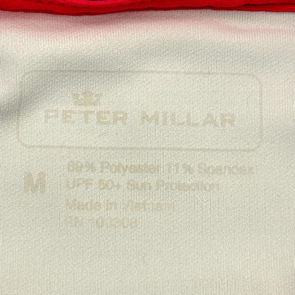 Peter Millar Performance Quarter Zip Womens Medium Blue Stripe UPF 50+ Size M - Picture 5 of 6